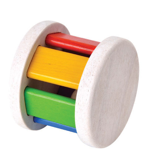 Drewniana grzechotka Roller, Plan Toys