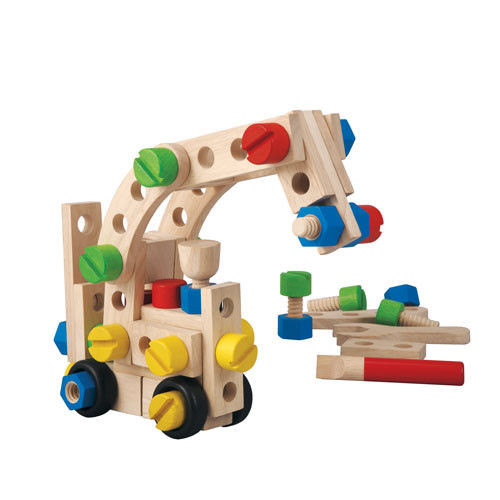 Zestaw konstrukcyjny 60 części, Plan Toys