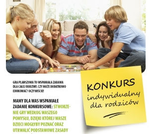 Konkurs dla rodziców na grę planszową